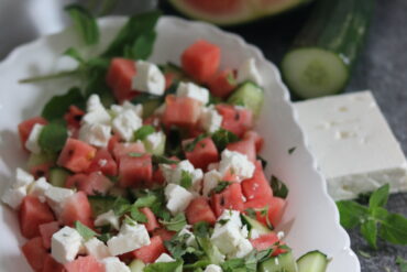 Wassermelonen Feta Salat