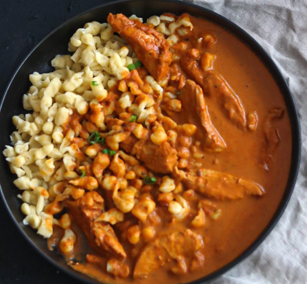 Hähnchen - Geschnetzeltes mit Paprika 4 Paprika Geschnetzeltes