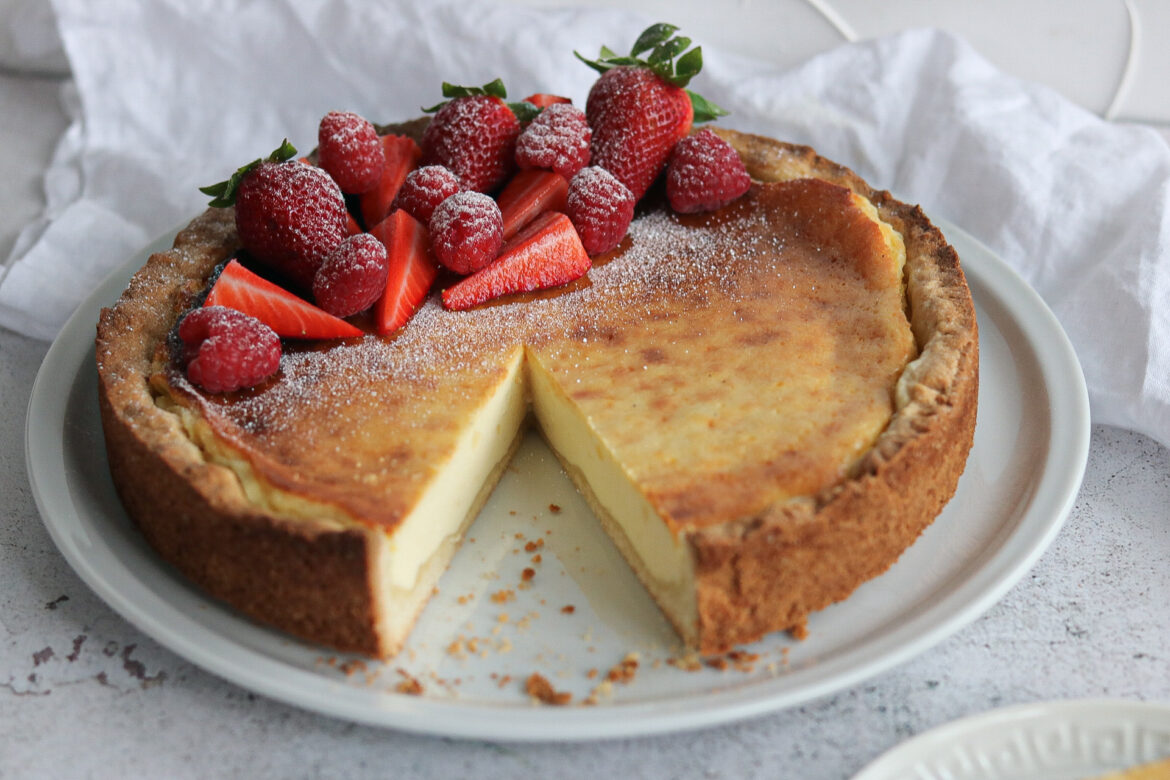 Schneller Käsekuchen mit 500g Quark