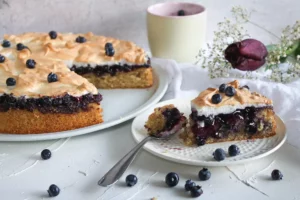 Heidelbeerkuchen mit Baiser 3 bester Heidelbeerkuchen