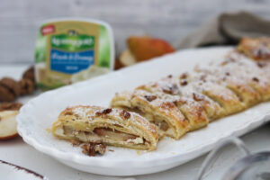 Blätterteig Strudel mit Birnen