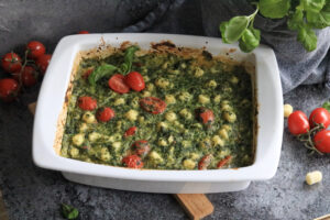 Gnocchi Auflauf mit Rahmspinat