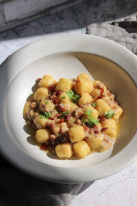 Gnocchi in Schinken - Sahne - Soße