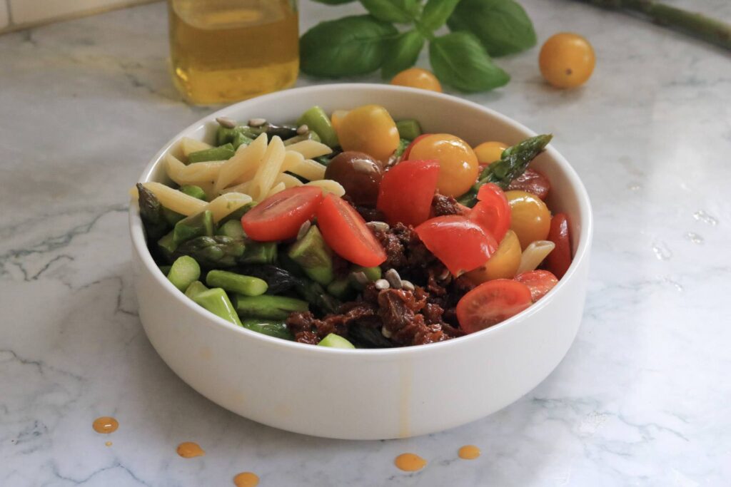 einfacher Nudel - Spargelsalat