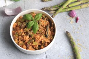 Schnelle Spargel Reis Pfanne 3 schnelle Spargel Reis Pfanne