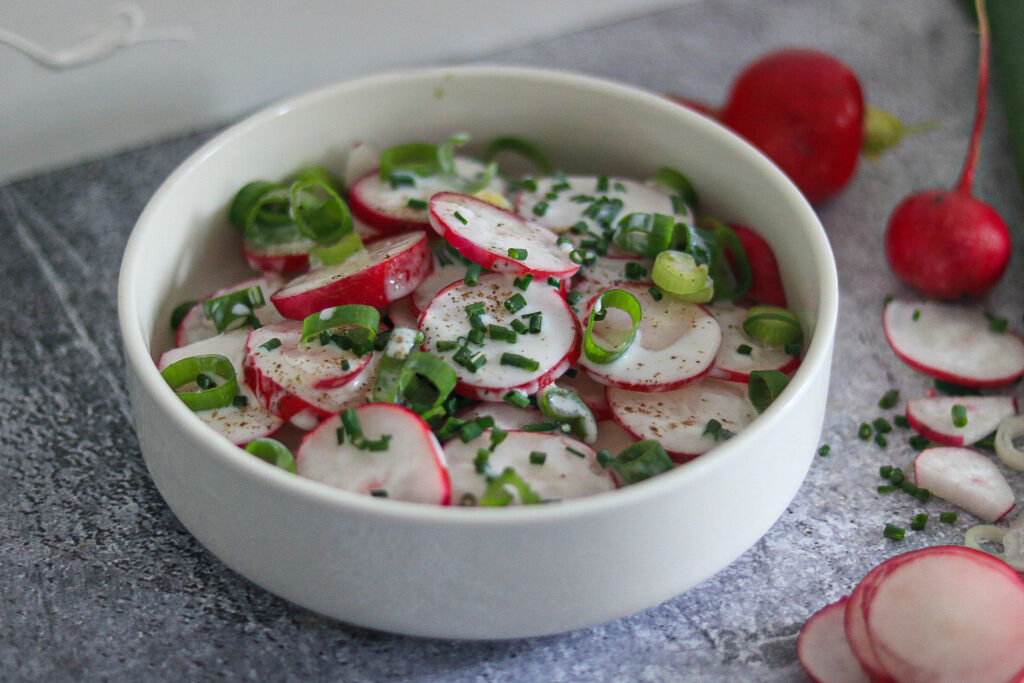 einfacher Radieschensalat