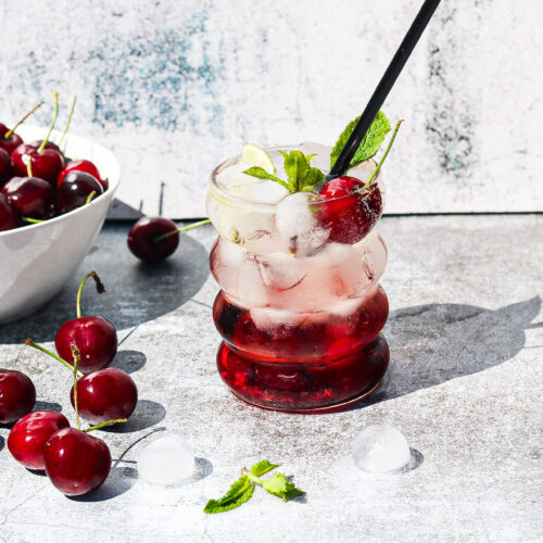 Cherry Lillet Spritz