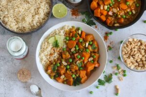 Kürbiscurry mit Erdnüssen