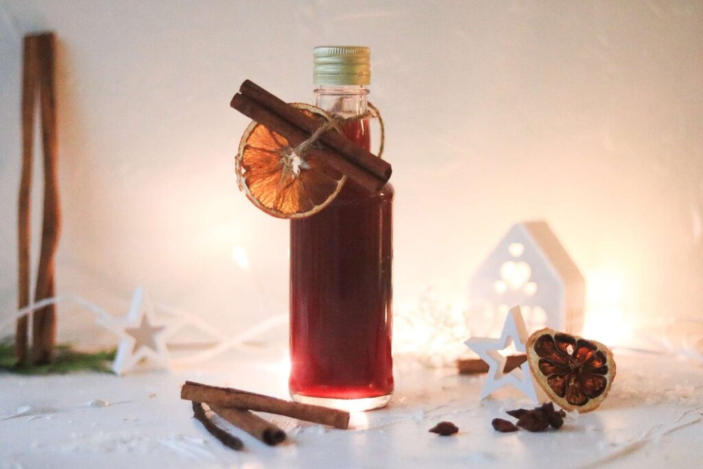 Glühwein Likör als Geschenk