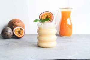 Maracuja Colada - Pina Colada mit Maracujasaft 3 Maracuja Colada Rezept